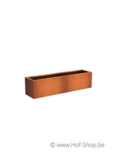 Carrez 200 x 50 x 50 cm - Jardinière Adezz en acier Corten