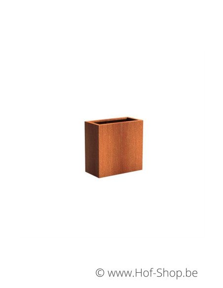 Carrez 80 x 40 x 80 cm - Jardinière Adezz en acier Corten