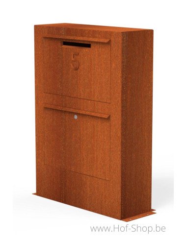 Paca Corten - pakketbus cortenstaal