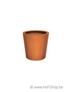 Conic 120 x 100 cm -  Jardinière Adezz en acier Corten