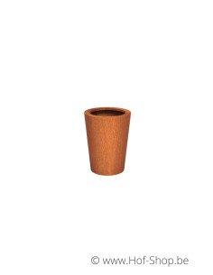 Conic 60 x 80 cm -  Jardinière Adezz en acier Corten