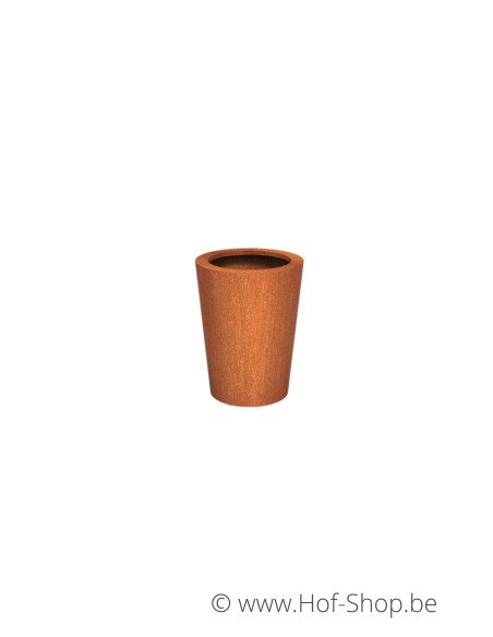 Conic 60 x 80 cm -  Jardinière Adezz en acier Corten