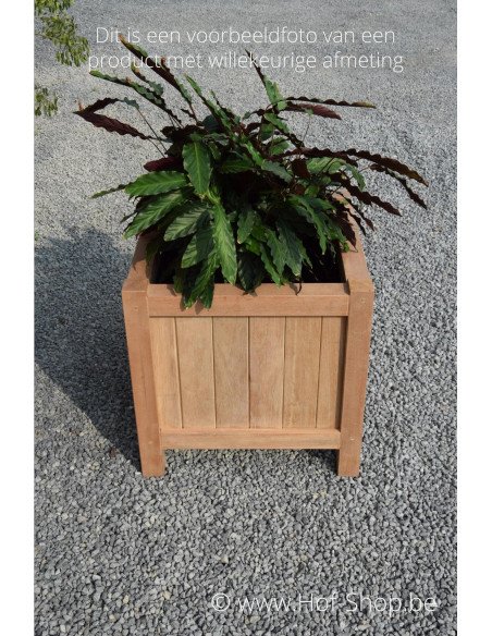 Valencia 80 x 80 x 60 cm - Jardinière Adezz en bois dur