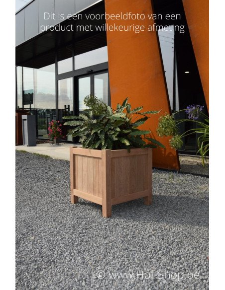 Valencia 120 x 50 x 60 cm - Jardinière Adezz en bois dur