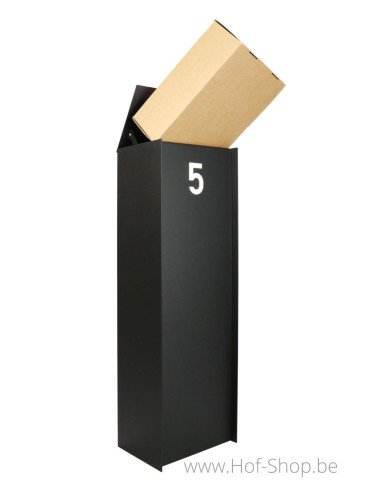 Dropbox Small Deur Achteraan - pakketbus aluminium