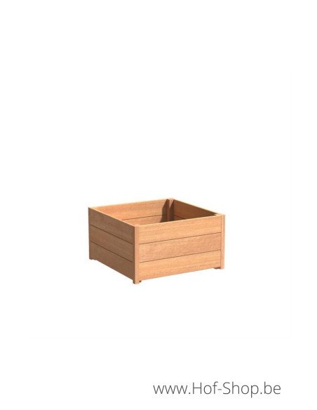 Carrez 80 x 80 x 44 cm - Jardinière Adezz en bois dur