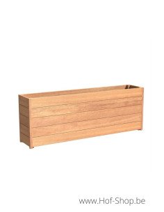 Carrez 200 x 40 x 72 cm - Jardinière Adezz en bois dur