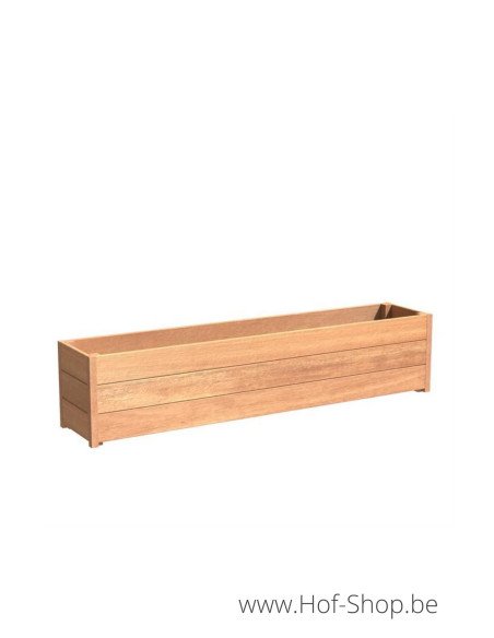 Carrez 200 x 40 x 42 cm - Jardinière Adezz en bois dur