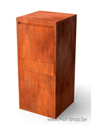 Giftu - Geroba boîte à colis en acier corten
