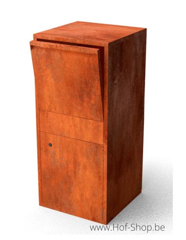 Giftu - Geroba boîte à colis en acier corten
