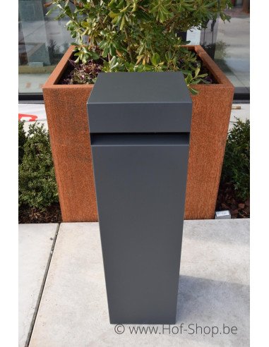 Archi Mini RAL 7021 - boîte aux lettres KatoDesign