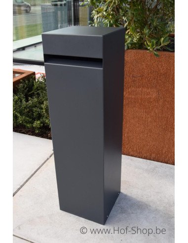 Archi Mini RAL 7021 - boîte aux lettres KatoDesign