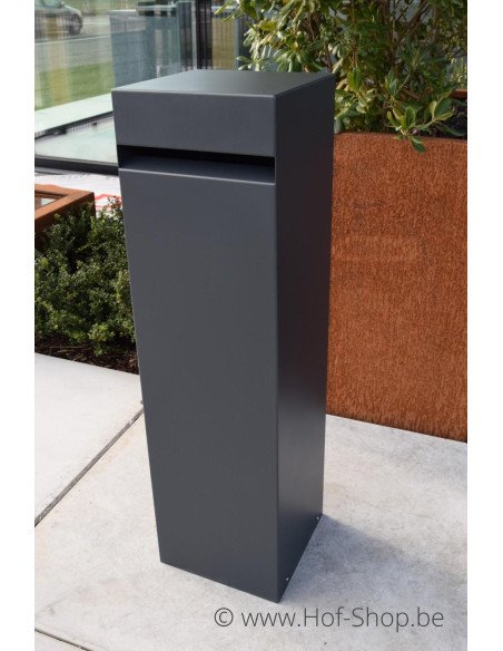 Archi Mini RAL 7021 - boîte aux lettres KatoDesign