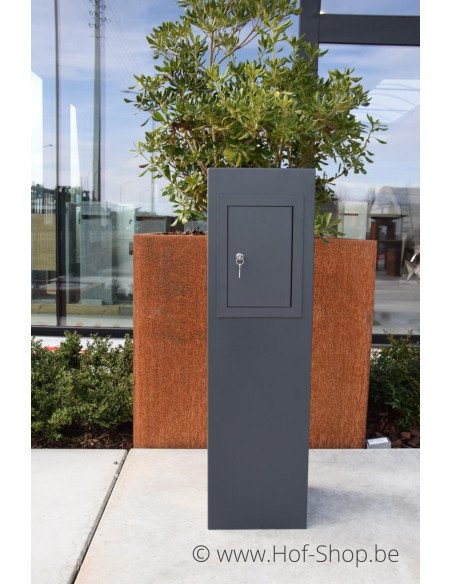 Archi Mini RAL 7021 - boîte aux lettres KatoDesign