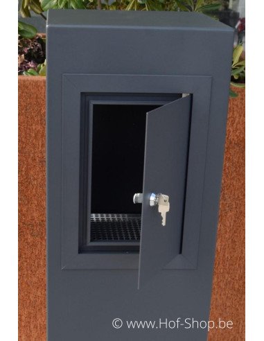 Archi Mini RAL 7021 - boîte aux lettres KatoDesign