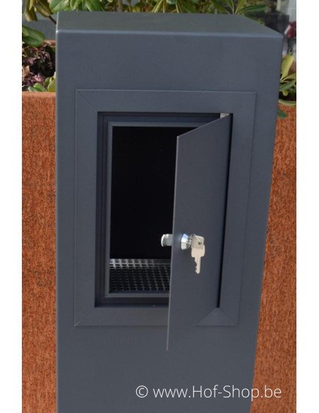 Archi Mini RAL 7021 - boîte aux lettres KatoDesign