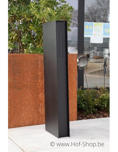 Fenix RAL 9005 - Boîte aux lettres Albo aluminium