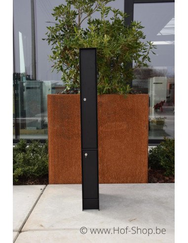 Fenix RAL 9005 - Boîte aux lettres Albo aluminium