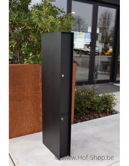 Fenix RAL 9005 - brievenbus aluminium