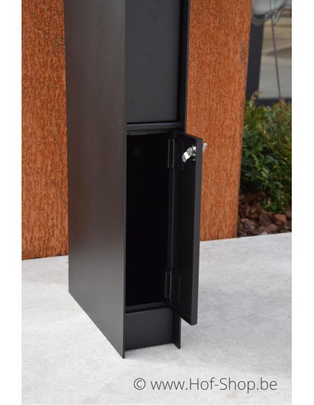 Fenix RAL 9005 - Boîte aux lettres Albo aluminium