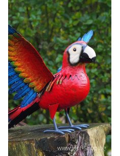 Perroquet - figurine en métal (MD18703)