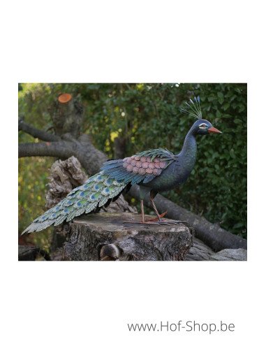 Pauw - metalen figuur (MD18213)