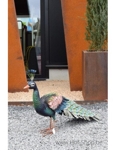 Pauw - metalen figuur (MD18213)