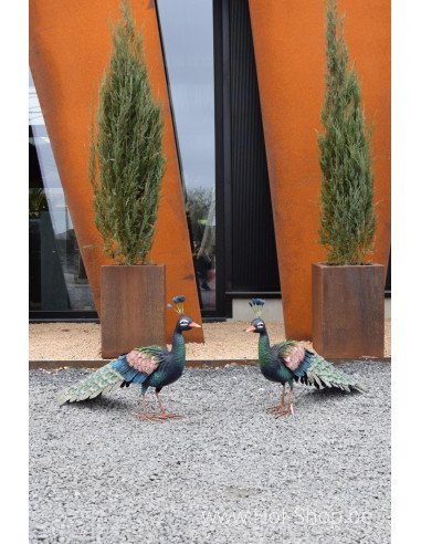 Pauw - metalen figuur (MD18213)