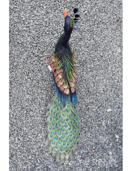 Pauw - metalen figuur (MD18213)