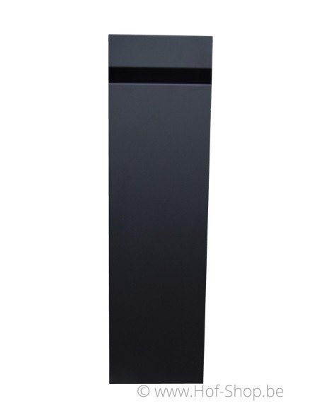 Archi Mini met open pakketvak RAL 9005 - pakketbus aluminium