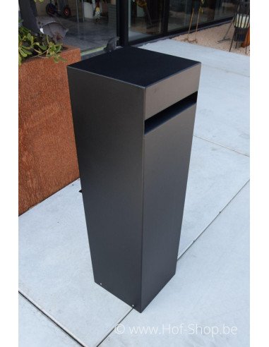 Archi Mini met open pakketvak RAL 9005 - pakketbus aluminium