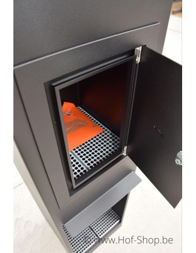 Archi Mini met open pakketvak RAL 9005 - pakketbus aluminium