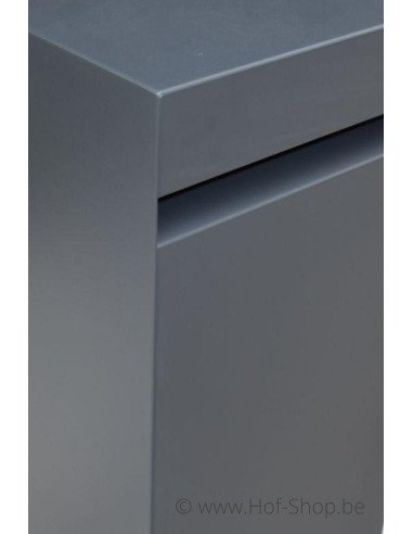 Archi Mini avec cylindre à boutons RAL 7021 - boîte à colis KatoDesign