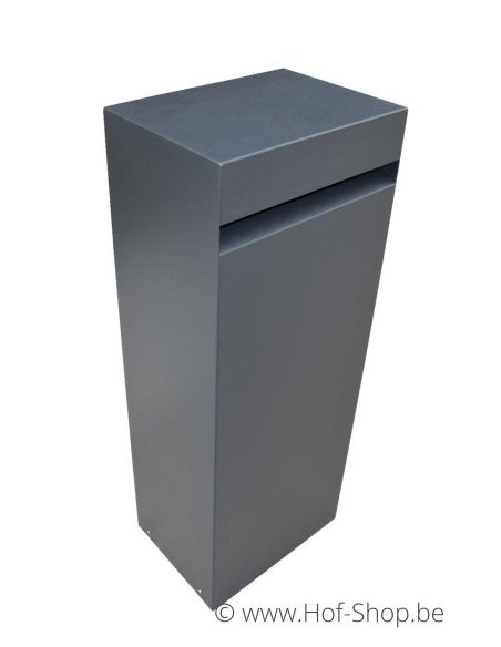 Archi Mini avec cylindre à boutons RAL 7021 - boîte à colis KatoDesign