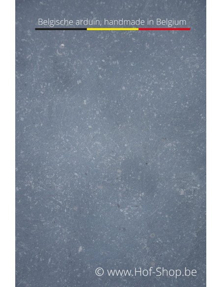 Plaque en pierre bleue vierge (sans gravure) - 18 x 18 x 2 cm en pierre bleue belge