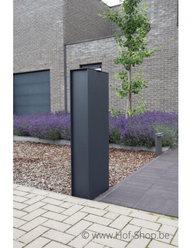 Fenix Top Medium RAL 7021 - pakketbus aluminium eSafe