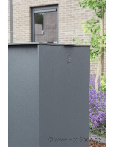 Fenix Top Medium RAL 7021 - pakketbus aluminium eSafe