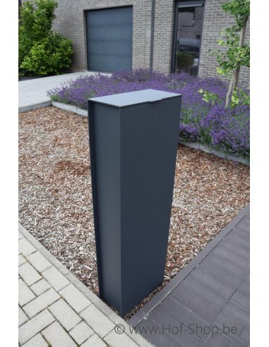 Fenix Top Medium RAL 7021 - pakketbus aluminium eSafe
