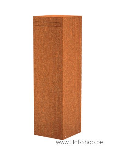 Nox - brievenbus cortenstaal