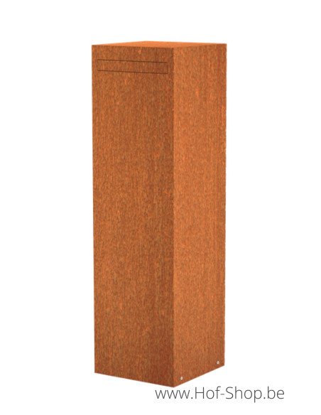 Nox - brievenbus cortenstaal