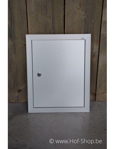 Brievenbusdeur 35,2 x 44,2 cm Natuur F1 aluminium - Albo brievenkastdeur 529/3 'Poppy Natuur'