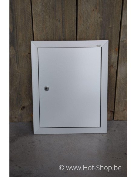 Porte boîte aux lettres 529/3 Nature F1 35,2 x 44,2 cm - Albo porte boîte aux lettres aluminium