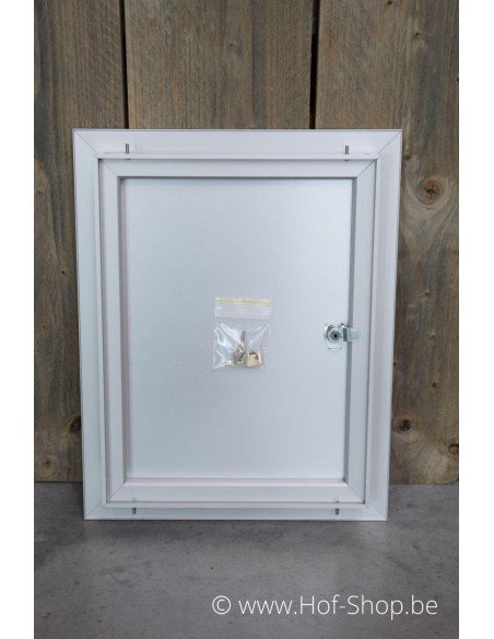 Brievenbusdeur 35,2 x 44,2 cm Natuur F1 aluminium - Albo brievenkastdeur 529/3 'Poppy Natuur'