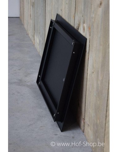 Porte boîte aux lettres 529/3/H Noir 44,2 x 35,2 cm - Albo porte boîte aux lettres aluminium