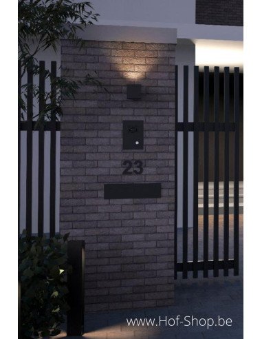 Lettre C aluminium noir (10 cm de hauteur, 4 mm d’épaisseur) - numéro Entrada Range