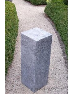 Guéridon 25 x 25 x 75 cm - colonne en pierre bleue