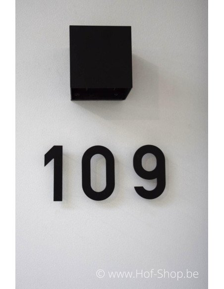 Lettre C aluminium noir (10 cm de hauteur, 4 mm d’épaisseur) - numéro Entrada Range