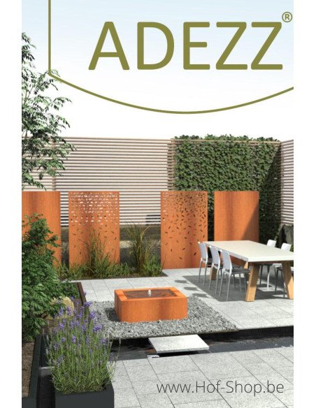 Panneaux Abstrait 110 x 5 x 180 cm - Panneau Adezz acier corten (CPA8.2)