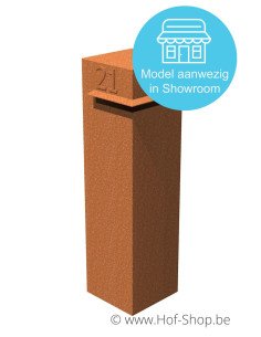 Ivar - boîte aux lettres en acier corten Adezz