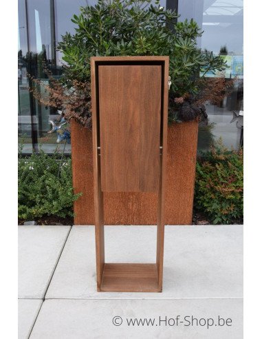 Archi Teak - houten brievenbus in teak